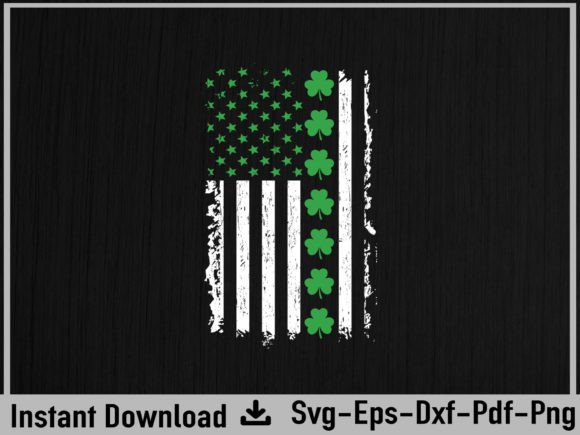American Flag St Patrick's Day Shirt: Graphics for Crafts