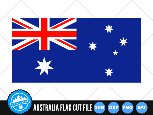 Australian Flag SVG for Graphics and Crafts
