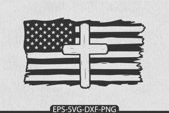 Christian American Flag SVG 4th of July: Graphics and Crafts for Content Publishing