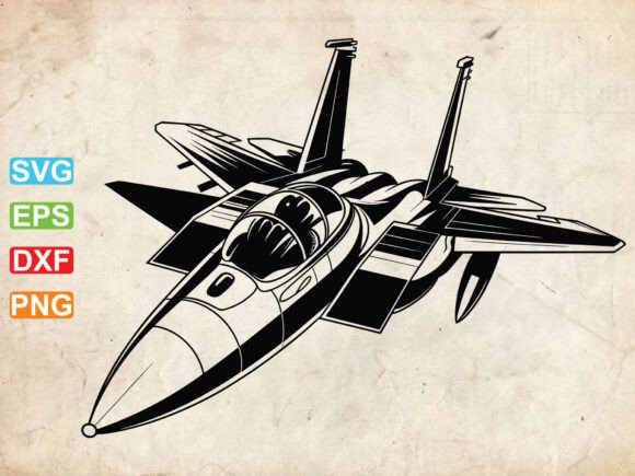 Jet Fighter Svg, American Flag Jet Fighter Graphics