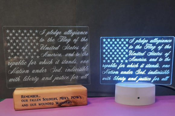 Pledge of Allegiance Flag: Graphics and Crafts