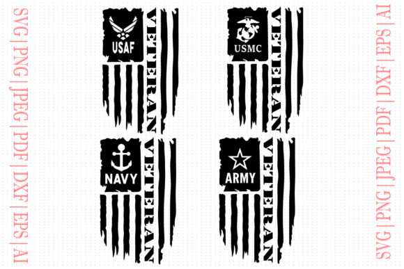 Veteran Flag Svg: Graphics and Crafts for Branding